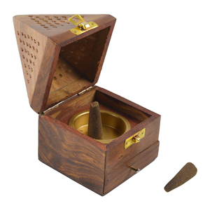 Antique Pure Brass Incense Holder Stand Incense Stick Burner Incense Holder with Ash Catcher Trendy Theme Excellent Quality - Product Image 5