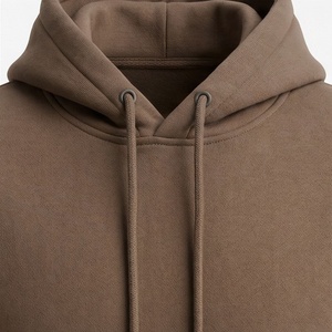 Sudadera con capucha extragrande de otoño, personalizada con bordado, de algodón y felpa, para marcas, color personalizado premium. - Product Image 4
