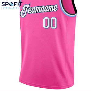 Camiseta de Baloncesto Personalizada y Adaptable 100% Poliéster, Transpirable, con Logotipo Personalizado, Servicio OEM, Camiseta de Baloncesto de Entrenamiento para Hombre - Product Image 4