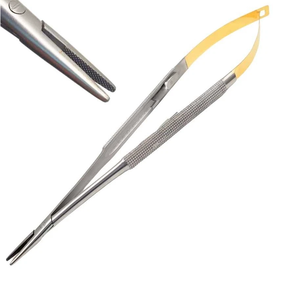 Portaagujas Castroviejo de Alta Calidad de 7 Pulgadas con Puntas de Carburo de Tungsteno, Instrumento Quirúrgico Dental - Product Image 2