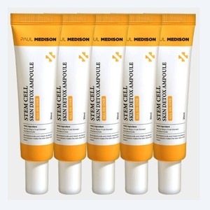 ขวดเซรั่ม 30 มล. ผลิตภัณฑ์บำรุงผิวเกาหลี Polmedison Stem Cell All-in-One Detox Ampoule 30 มล. 5 ชิ้น ผลิตในเกาหลี - Product Image 6