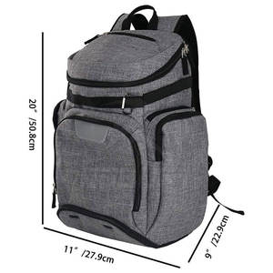 Sac à dos de basketball, sac à dos de sport quotidien, bretelles confortables, design spacieux, léger, polyester écologique, fermeture éclair - Product Image 3