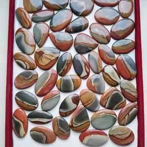 Natural Polychrome Jasper Cabochon Wholesale Bulk Lot Loose Gemstone for Jewelry Making Pendant Ring Earrings - Product Image 6