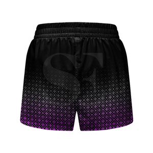Shorts pour hommes à motif géométrique, séchage rapide, taille mi-haute, taille élastique, 100% polyester, shorts décontractés - Product Image 4