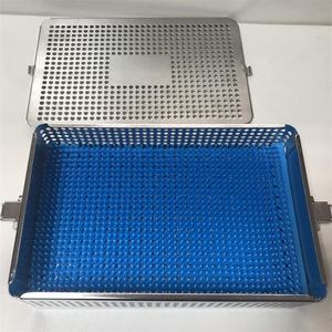 Surgical Stainless Steel Sterilization Basket Autoclave Sterilization Tray Surgical Instruments <b>Box</b> - Product Image 4