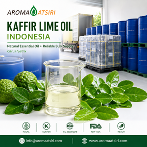 AROMA ATSIRI Aceite Esencial de Lima Kaffir 100% Puro y Natural de Indonesia - Product Image 1