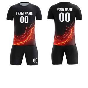 Uniforme Deportivo Unisex de Manga Corta, Transpirable, con Estampado Digital de Primera Clase, Diseño Personalizado para Fútbol - Product Image 1