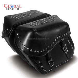 Custom Vintage Motorbike Leather Saddle <b>Bag</b> Made with Genuine Leather Waterproof High Quality - Product Image 1