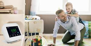 Compteur <span class=keywords><strong>de</strong></span> <span class=keywords><strong>CO2</strong></span> intelligent NDIR à deux canaux pour la maison, contrôle <span class=keywords><strong>de</strong></span> l'application Tuya Compteur <span class=keywords><strong>de</strong></span> <span class=keywords><strong>CO2</strong></span> WiFi <span class=keywords><strong>Capteur</strong></span> suisse <span class=keywords><strong>de</strong></span> 15 ans pour la <span class=keywords><strong>salle</strong></span> <span class=keywords><strong>de</strong></span> <span class=keywords><strong>classe</strong></span> <span class=keywords><strong>de</strong></span> la maison - Product Image 4