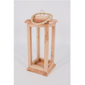 Farol de madera clásico hecho a mano, soporte decorativo para iluminación, para el hogar, jardín, bodas, fiestas, restaurantes, hoteles - Product Image 6