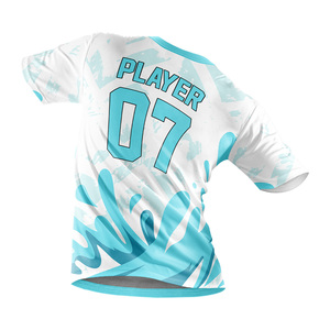 Custom Men's Adult Soccer Jersey Heat Transfer Printing Quick Dry Breathable 100% Polyester Custom Logo Team Name Plus Size - Product Image 6