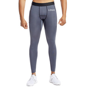 Leggings de compression pour homme Winton Impex, longueur genou, antibactériens, séchage rapide, respirants, en Spandex/Polyester, taille élastique - Product Image 4