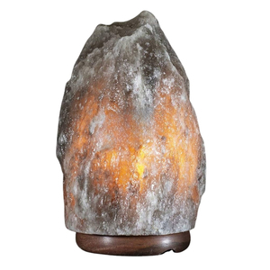 Lámparas de Sal del Himalaya Grises, Hechas a Mano con Cristal Natural, para Iluminación Decorativa, Accesorios para el Hogar y Colecciones de Regalos Únicos - Product Image 3