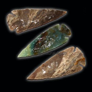 Fancy Jasper 4 Pointed Polished Arrowheads-Handmade Crystal Stones From Gujarat - Product Image 6