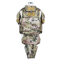 H Win al aire libre 1000D camuflaje de liberación rápida chaleco táctico de protección completa con sistema Molle chaleco blindado de camuflaje con placa
