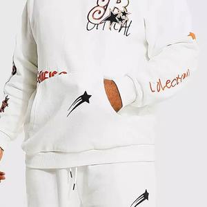 Chándal de algodón con logotipo personalizado para hombre más vendido, último diseño 2024, chándal de hombre transpirable con estilo de talla de Color personalizado al por mayor - Product Image 3