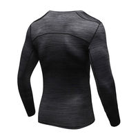 T-shirt Rash Guard MMA à manches longues personnalisé, best-seller, séchage rapide, vêtements de sport, faible MOQ, prix bas pour hommes