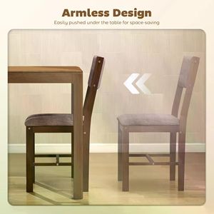 Set di 4 Sedie da Pranzo in Stile Europeo, Imbottite per Ristoranti, Hotel, Banchetti e Soggiorno - Product Image 4