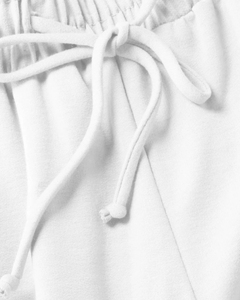 <b>Women</b>’s <b>White</b> Jogger Sweatpants with Drawstring <b>Elastic</b> <b>Waist</b> Cuffed Ankle Casual Sportswear Lounge Pants OEM - Product Image 5