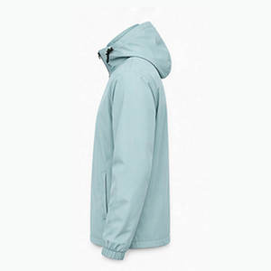 Custom Lightweight Hooded Waterproof Windbreaker Jacket <b>Men</b> Windproof Outdoor <b>Rain</b> <b>Coat</b> OEM ODM Private Label Manufacturer - Product Image 2