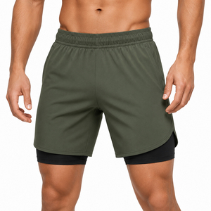 Shorts de sport double couche pour homme, séchage rapide, respirant, doux pour la peau, pour la gym, la course, le basketball et l'entraînement - Product Image 4