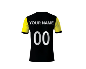 เสื้อยืดซับลิเมชั่นแห้งเร็ว ระบายอากาศดี เป็นมิตรกับสิ่งแวดล้อม พิมพ์ลายโลโก้ด้านหน้า ผลิตจากโพลีเอสเตอร์ 100% แขนสั้น เหมาะสำหรับการฝึกกีฬาและออกกำลังกาย - Product Image 3