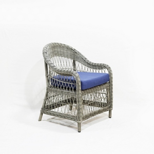 Minimalist Plastic Outdoor Villa Garden Chair Adjustable Recliner with Cushions - Product Image 3