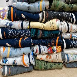 T-shirts pour enfants, garçons et filles, vêtements d'été, 100% coton, t-shirts imprimés, stock du Bangladesh, vêtements en surplus, expédition immédiate, vente en gros - Product Image 1