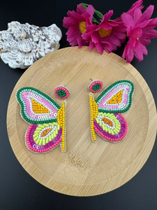 Boucles d'oreilles personnalisées en perles, motif colibris, légères, pour filles et femmes, bijoux en perles de rocaille - Product Image 4