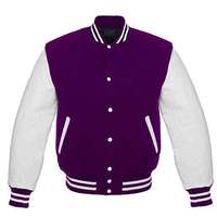 Veste de sport rose pour homme, manches blanches, col rabattu, fermeture à boutons, couleur unie, vêtement décontracté pour l'automne