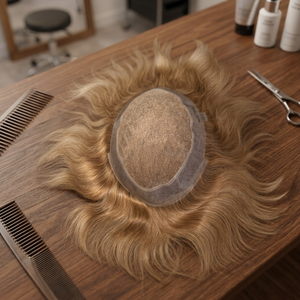 Premium Quality <b>Mens</b> Hair <b>Wig</b> Kinky Straight Remy Hair Toupee 100% Density Best Hair for <b>Men</b> - Product Image 3