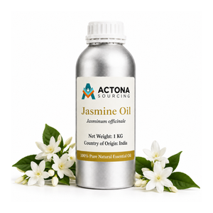 Huile de jasmin en vrac de qualité supérieure, haute concentration, 100% pure, parfum sucré, huile essentielle, matière première pour les parfums et les cosmétiques - Product Image 1