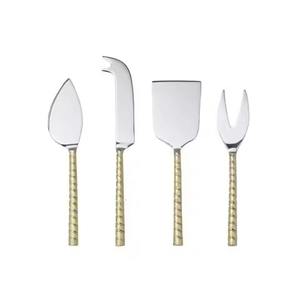 Ensemble de couteaux à fromage en métal professionnels pour la restauration, outils de découpe de fromage polyvalents, service pour les fêtes à domicile - Product Image 1