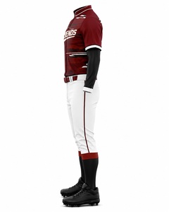 Men's <b>Baseball</b> Uniform Sublimated Jersey White Pants Moisture Wicking Regular Fit All Seasons Adult Team Apparel - Product Image 4
