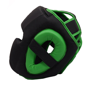 Custom Lightweight PU Leather Eco-Friendly Boxing <b>Head</b> Guard Best Selling Professional Made Boxing <b>Head</b> Guard - Product Image 2