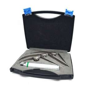 ชุดอุปกรณ์ตรวจกล่องเสียงสำหรับการดมยาสลบฉุกเฉิน Endochoice Medical Professional Vet LED Combo Set พร้อมใบมีด Macintosh 3 และ Miller 3 ใบ - Product Image 4