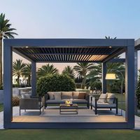 Pergola 3x6 avec treillis pour plantes grimpantes, panneaux d'ombrage, clôture et portails – Ensemble complet
