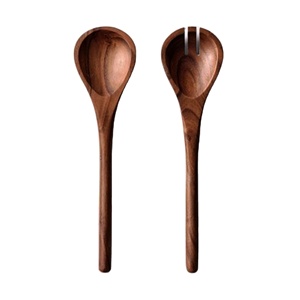 Juego de Servidores de Ensalada de Acacia Más Vendido, Utensilios de Cocina Ecológicos Aptos para Lavavajillas, Hechos en India - Product Image 1