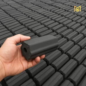 Charbon de coco hexagonal en vrac pour restaurants et traiteurs – Fournitures de barbecue - Product Image 1