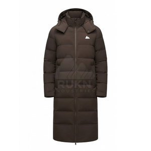 Fresh Now Men <b>Long</b> Bench <b>Coat</b> Hooded <b>Waterproof</b> Lightweight Winter Warm Full Front Zipper Padded Outdoor Casual Wholesale - Product Image 5
