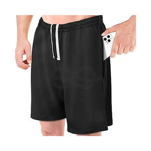 Shorts de sport pour homme en laine brodée, ajustables, personnalisés, de haute qualité, durables et confortables pour le VTT et les activités de plein air - Product Image 1