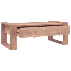 โต๊ะกาแฟไม้สักแท้ ขนาด 43.3 x 23.6 x 15.7 นิ้ว - Product Image 3