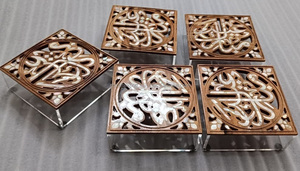Lujo Eid Ramadan Gifts Wood Mother of Pearl Inlay tapa cubierta de cajas de acrílico de La India por RF Crafts - Product Image 5
