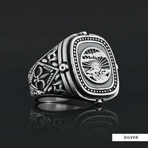 Anillo Masónico BOJ 041 Personalizado de Plata con Diamantes, Anillo de Graduación Universitaria Unisex, Regalo para Fiestas y Ocasiones Especiales, Precio Bajo - Product Image 2