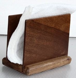 Modern wooden tissue holder organizer minimal style durable build suitable for home hotel restaurant and office decoration - Product Image 3