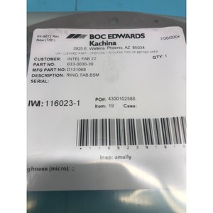 Tokyo Electron TEL D131068 Ring, Tab, BSM - อุปกรณ์และอะไหล่เซมิคอนดักเตอร์ระดับโลกที่เชื่อถือได้ - Product Image 2