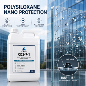 ECOWAY CD2-7-1 Revêtement Nano pour Traitement des Surfaces en Verre 20L avec 2 Ans de Durabilité pour les Murs-rideaux en Verre et les Panneaux Solaires - Product Image 3