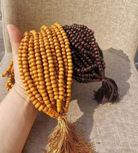 Tasbih de Madera Pulida Ecológico y Natural, Diseñado para la Oración Diaria Islámica, Cuentas de Oración Hechas a Mano para Hombres Musulmanes - Product Image 1