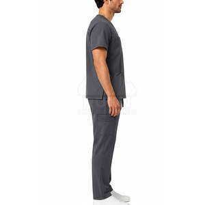 Ensemble de blouses médicales tricotées pour hommes, uniforme de soins de santé, vêtements médicaux, tenue d'infirmier, tenue d'hôpital, tenue de médecin, vente en gros, approvisionnement direct usine - Product Image 5