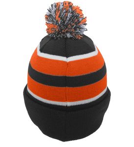 Wool Blend Outdoor Sports Ear Protection <b>Cap</b> Wholesale Custom Stripe Unisex Knit Cuffed Beanies <b>Winter</b> <b>Cap</b> Soft Warm Beanie - Product Image 2